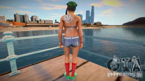 Juggalo Girl From GTA V skin для GTA San Andreas