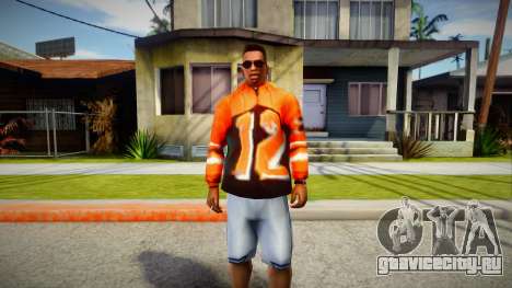 Orange Hoodie 12 для GTA San Andreas