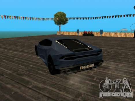 Lamborghini Huracan RUS Plates для GTA San Andreas