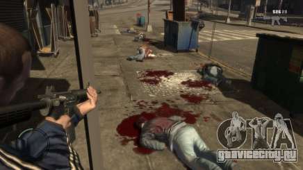 Blood Mod for GTAIV для GTA 4