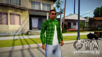 Green Plaid Shirt для GTA San Andreas