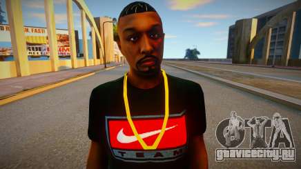 Афроамериканец в футболке Nike для GTA San Andreas