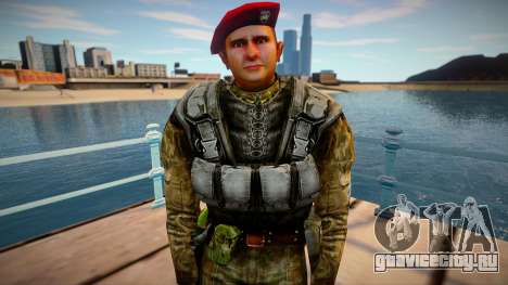 Soldiers red beret для GTA San Andreas