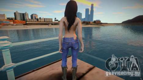 Vampire Girl Skyrim Topless для GTA San Andreas