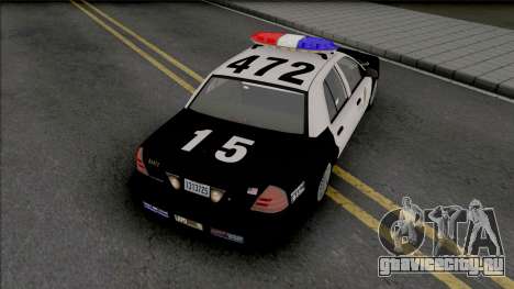 Ford Crown Vic. 2000 CVPI LAPD (Vista Light) v2 для GTA San Andreas