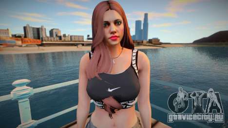 GTA Online Skin Ramdon Female 9 Fashion Casual для GTA San Andreas