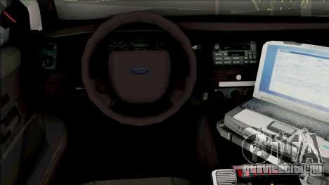 Ford Crown Vic. 2000 CVPI LAPD (Vista Light) v2 для GTA San Andreas