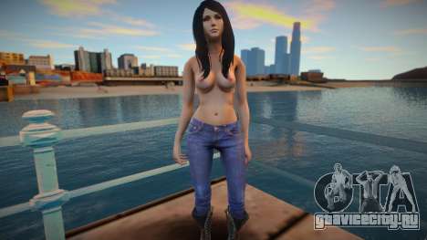 Vampire Girl Skyrim Topless для GTA San Andreas