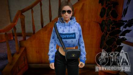 Samantha Samsung Assistant Virtual - Hoodie v3 для GTA San Andreas