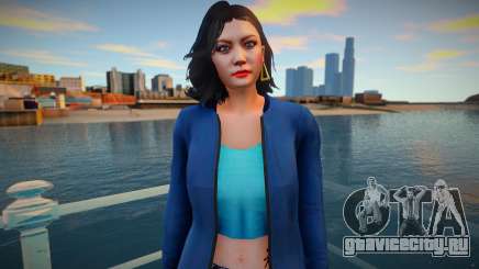 GTA Online Skin Ramdon Female Asian 1 Fashion v1 для GTA San Andreas