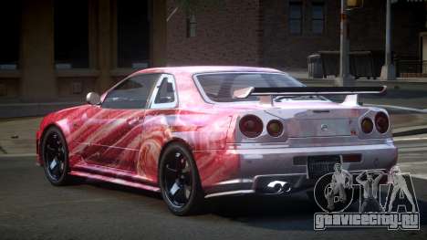 Nissan Skyline R34 GS-U S3 для GTA 4