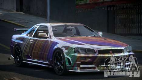 Nissan Skyline R34 GS-U S5 для GTA 4