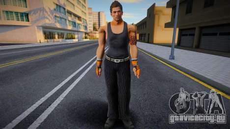 Brad Burns with Tank and Suit Pants 2 для GTA San Andreas