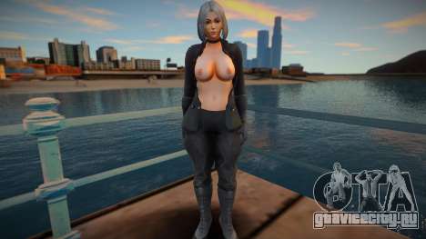 KOF Soldier Girl Different 6 - Black Topless 3 для GTA San Andreas