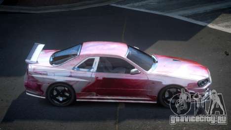 Nissan Skyline R34 GS-U S3 для GTA 4