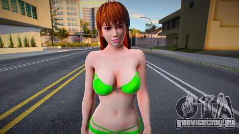 Kasumi Green Bikini для GTA San Andreas