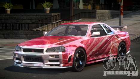 Nissan Skyline R34 GS-U S3 для GTA 4