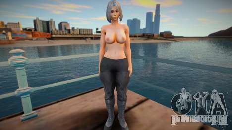 KOF Soldier Girl Different 6 - Black Topless 1 для GTA San Andreas