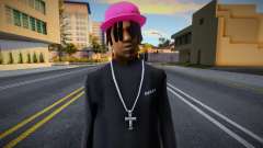 Fam2 розовая кепка, Polo Ralph для GTA San Andreas