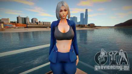 KOF Soldier Girl Different - Blue 6 для GTA San Andreas