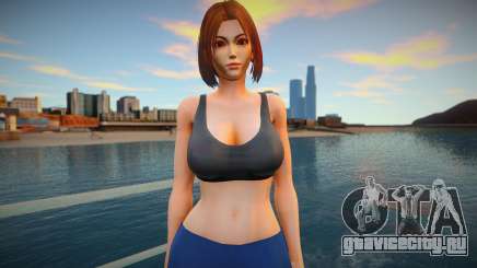 KOF Soldier Girl - Blue Brown Hair 2 для GTA San Andreas