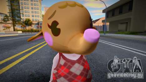 Ellie - Animal Crossing Elephant для GTA San Andreas
