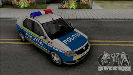 Dacia Logan Politia Romana для GTA San Andreas