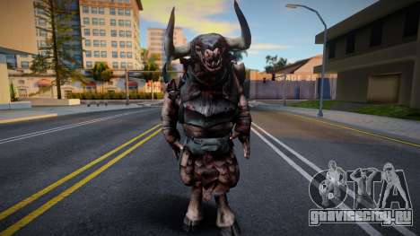 Minotaur God of War 3 для GTA San Andreas