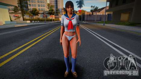 DOA Ayame Summer School Uniform Suit (skirt) для GTA San Andreas