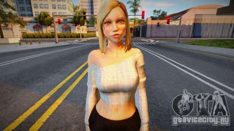 Parasit3 City Blonde Girl Skin для GTA San Andreas