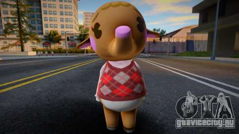 Ellie - Animal Crossing Elephant для GTA San Andreas