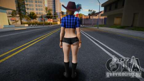 DOA Sarah Brayan Vegas Cow Girl Outfit Country 2 для GTA San Andreas