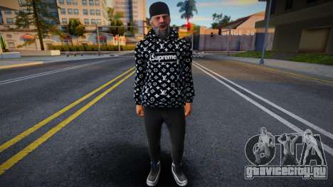 New Cwmonb2 Casual V1 Don Pancho Hoodie LV 1 для GTA San Andreas