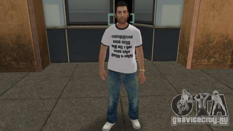 Tommy Vercetti HD (T-shirt) для GTA Vice City