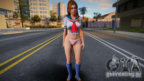 Taki Summer School Uniform Suit (skirt) для GTA San Andreas