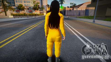 Monki Construction Suit (Orange) для GTA San Andreas