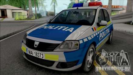 Dacia Logan Politia Romana для GTA San Andreas