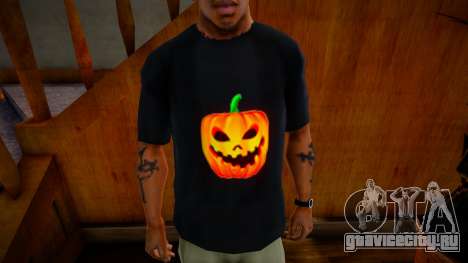 Halloween Pumpkin Shirt для GTA San Andreas