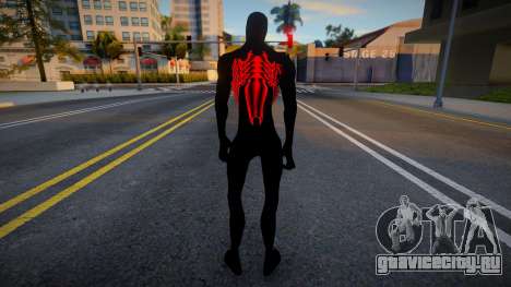 Spiderman Web Of Shadows - Black and Red Suit для GTA San Andreas