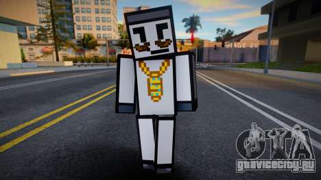 Reginald - Stickmin Skin from Minecraft для GTA San Andreas
