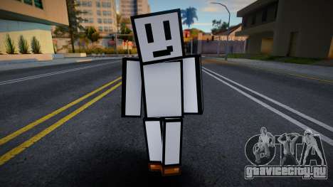 Henry - Stickmin Skin from Minecraft для GTA San Andreas
