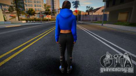 Lara Croft Fashion Casual - Los Santos Tuners 2 для GTA San Andreas
