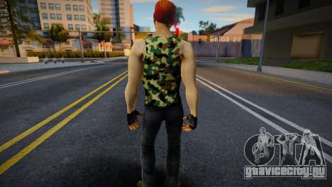 Postal Dude в камуфляжной майке 1 для GTA San Andreas