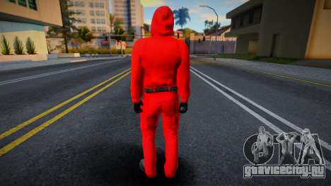 Male Random Guard N2 Squid Game для GTA San Andreas