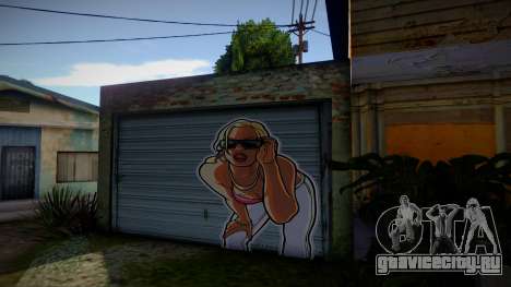 Cute Girl Garage From GTA SA для GTA San Andreas