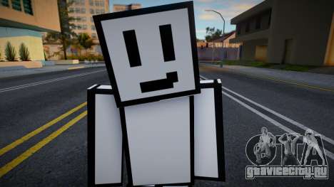 Henry - Stickmin Skin from Minecraft для GTA San Andreas