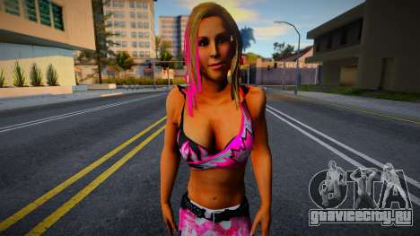 Natalya Hart from Smackdown vs Raw 2011 Xbox для GTA San Andreas