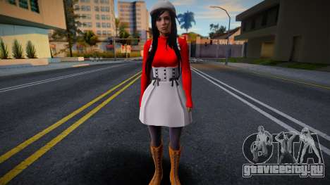 Monki Red Dress 1 для GTA San Andreas