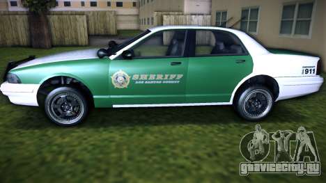 GTA V Vapid Stanier II Sheriff Cruiser для GTA Vice City
