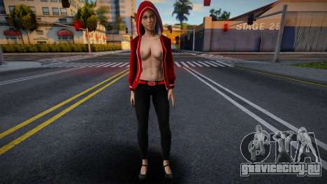 Harley Quinn Hoody 9 для GTA San Andreas